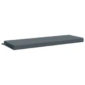 Vidaxl Blazina za klop SOEST 100% poliester Modra 150 x 50 x 8 cm