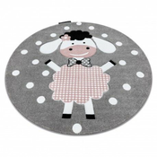 eoshop Okrogla preproga PETIT DOLLY Ovca, siva ( - Velikost: krog 140 cm)