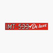 CAR 888 ACCESSORIES Nalepnica Imt 533 mala crvena