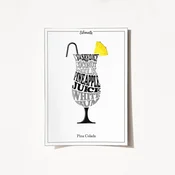 Wallity Poster Pina Colada-2048, 42x59,4 cm