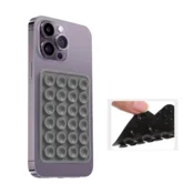 Octobuddy stiker za telefon dvostrani sivi