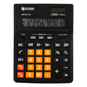 Kalkulator Eleven - CDB1201BK-OR, crni/narancasti