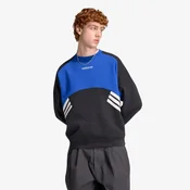 Mikina adidas Cutline Crewneck Sweatshirt Black/ Team Royal Blue XL