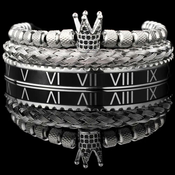 Zapestnice Imelda - Srebrna KP34394