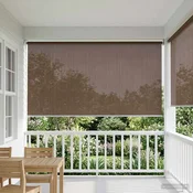 Vanjska roleta 90% blokada UV zraka Sivosmeda 180 x 140 cm HDPE