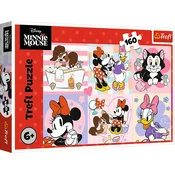 Trefl - Puzzle Minnie in Daisy barvit dan - 160 kosov