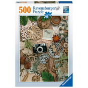 RAVENSBURGER Vintage sestavljanka z motivi 500 kosov