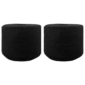 Konop 2 pcs Crna Pamuk