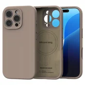 Silikonski ovitek Mag mat za magnetni MagSafe za IPHONE 16 PRO