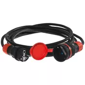shumee Podaljšek PS-X1/44S 5m 250V 16A 2P+Z H05RR-F 3X2,5 mm2 IP44