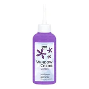 KREUL Barva za steklo z učinki 80 ml | Glitter purple