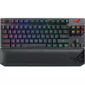 Tipkovnica ASUS ROG Strix Scope RX TKL Wireless Deluxe, RX Red, PBT
