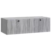 TV ormar za zid Siva sonoma 98 x 41 x 30 cm Konstruirano drvo