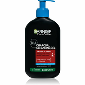 Garnier Pure Active Charcoal Cleansing Gel gel za čišćenje lica masna 250 ml unisex