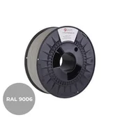 C-Tech PREMIUM LINE tiskarska vrvica (filament), PETG, beli aluminij, RAL9006, 1,75mm, 1kg