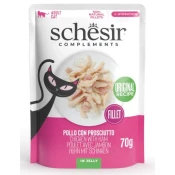 Schesir | Fileji Jelly Piščanec & šunka 70g