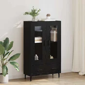 Highboard Crni hrast 69,5 x 31 x 115 cm Konstruirano drvo