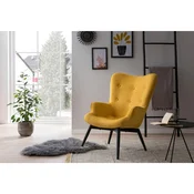 Livetastic FOTELJ, rumena tekstil