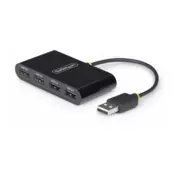 StarTech.com ST4200MINI2-USB-HUB sucelje cvorišta USB 2.0 480 Mbit/s Crno