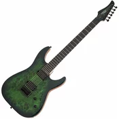Schecter C-6 Pro Aqua Burst Elektricna gitara (Ošteceno)