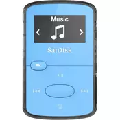 SanDisk Clip Jam MP3 player, 8 GB, plavi