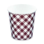 Papirnata skleda (FSC Mix/PE) bela O115mm 750ml `L` [50 kosov]