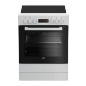 Beko FSE67300GW Elektricni šporet, 4 grejne zone, Beli