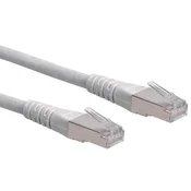 ROLINE Roline 21.15.0923 RJ45 omrežni kabel\, Patch kabel CAT 6 U/UTP 1.50 m siva  1 kos, (20420490)