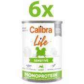 Calibra Life Sensitive konzerva za pse, zajec, 6 x 400 g
