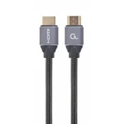 Gembird HDMI kabli Gembird CCBP-HDMI-1M, HDMI Tip A, Moški, 1m, s pozlačenimi kontakti, HD 2.0, Siva barva