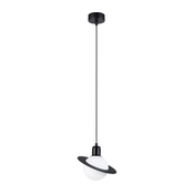 Sollux SL.1358 - Luster na sajli HYPERION 1xG9/8W/230V crna
