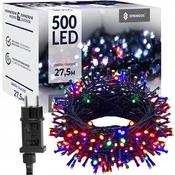 springos 500LED BOŽIČNE LUČKE ZUNANJA SVETLOBNA ZAVESA IP44 MULTI GIRLAND, (21638523)