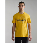 Yellow mens T-shirt NAPAPIJRI Iceberg - Men