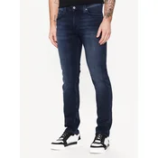 Mustang Jeans hlače Vegas 1008948 Mornarsko modra Slim Fit