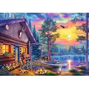 Trefl - Puzzle Čas za čaj Premium Plus: Sunset Harbor - 500 kosov