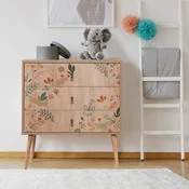 Aberto Design Komoda 80x89x40cm Šarena
