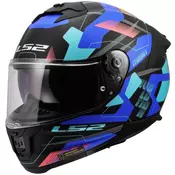 Integralna motociklistička kaciga LS2 FF808 Stream II Mika mat crno-plava