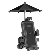 Robusni držač za bicikl s kišobranom UrbanRide za sve telefone - gunmetal