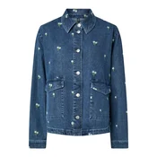 PIECES Bluza PCFlora moder denim/rumena/oliva/bela