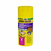 JBL ProNovo Color Grano M Click, hrana za vse akvarijske ribe 8-20 cm, 250 ml