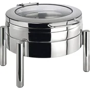 APS Premium Chafing-Dish okrogel, prostornina: 6,00 litrov, 340 mm, dolžina: 550 mm