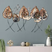 Atelier Del Sofa Zidna dekoracija Casting Leaf 2, 67x112 cm, Šarena