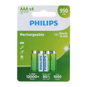 Punjiva baterija Philips AAA NiMH 1.2V 950mAh 1/4