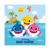 GoDan Papirnate serviete Baby Shark 33x33 cm - 20 pc