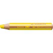 Barvica STABILO woody 3v1 - barva, voda, vosek - rumena