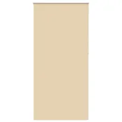 Vidaxl Rolo zatemnitvena senčila bež 115x210 cm širina blaga 110,7 cm poliester
