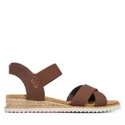 Skechers Sandali BOBS Desert Kiss - Golden Lily 114418/CHOC Rjava