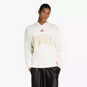 Hoodica adidas Stadium Graphic Hoodie Off White/ Pure Ruby S