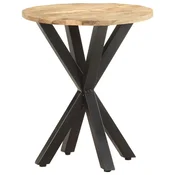 Vidaxl Stranska mizica 48x48x56 cm trden mangov les