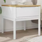Vidaxl vidaXL FLORO Namizna svetilka bela 55x55x54 cm borov les